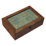 Persische Holz-Teebeutel-Organizer-Box mit Fächern Vina