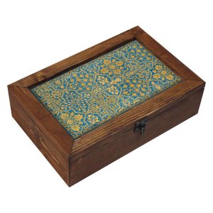 Persische Holz-Teebeutel-Organizer-Box mit Fächern Vina
