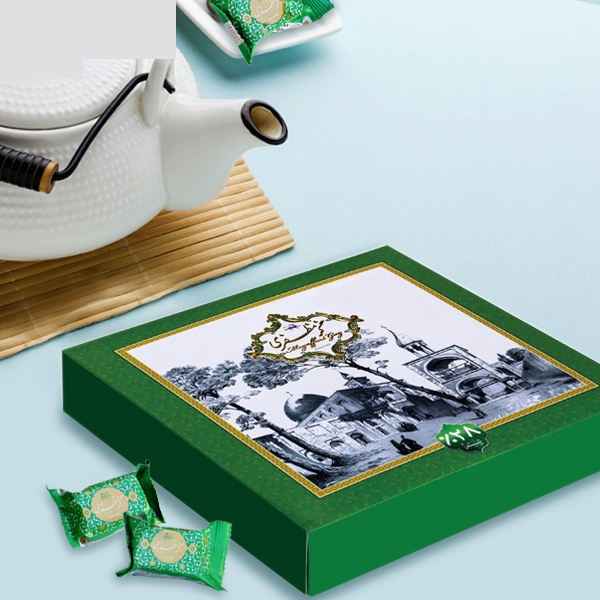 Mozaffari Gaz 28 % Pistazien – Traditionelles persisches Rosenwasser-Nougat Süßigkeit