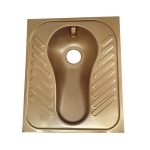 Goldene Edelstahl-Kauern Toilettenwanne – Luxus Kauern Wanne