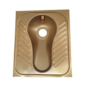 Goldene Edelstahl-Kauern Toilettenwanne – Luxus Kauern Wanne