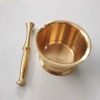 Messingmörser & Stößel Set im traditionellen persischen Stil Mehrara II