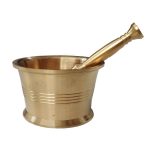 Messingmörser & Stößel Set im traditionellen persischen Stil Mehrara II