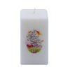 Nowruz-Kerze mit goldenem Fischmotiv – Symbol des Wohlstands (x2)