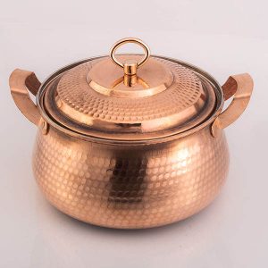 Persischer Kupfertopf – Traditionelles gehämmertes Kochdesign Karen