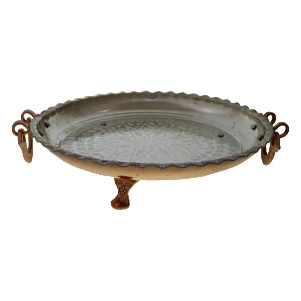 Persische Kupfer Serviertablett Hammered Amiri