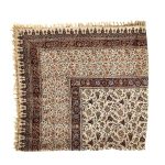 Iranisches Tischtuch: Isfahans traditionelle Kalamkari Blockdruck Askari