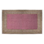 Iranisches Tischtuch: Isfahans traditionelle Kalamkari Blockdruck Pinky