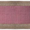 Iranisches Tischtuch: Isfahans traditionelle Kalamkari Blockdruck Pinky