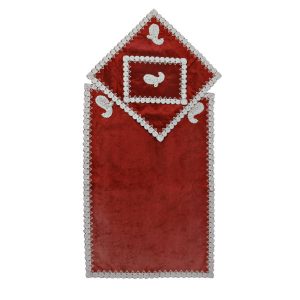Islamische Gebetsmatte Samt-Sajadah Leichtgewicht mit Paisley-Design