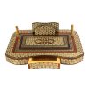 Persisches Holz-Schreibtischset mit Khatamkari-Kunst, 10-teilig