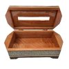 Handgefertigte persische Holz-Taschentuchbox – Khatamkari Setareh