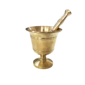 Messingmörser & Stößel Set im traditionellen persischen Stil Ahmadi
