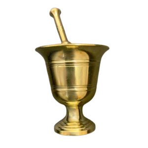 Messingmörser & Stößel Set im traditionellen persischen Stil Golnaz