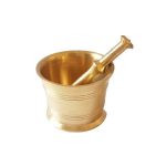 Messingmörser & Stößel Set im traditionellen persischen Stil Kabir