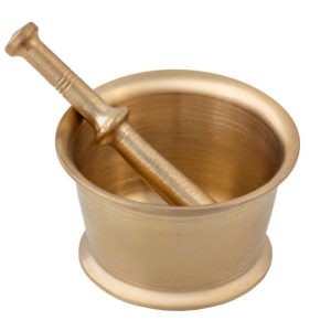 Messingmörser & Stößel Set im traditionellen persischen Stil Karen