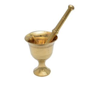 Messingmörser & Stößel Set im traditionellen persischen Stil Payami