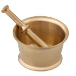 Messingmörser & Stößel Set im traditionellen persischen Stil Sigol