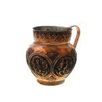Persische Kupferkaraffe traditionell gehämmert Taban