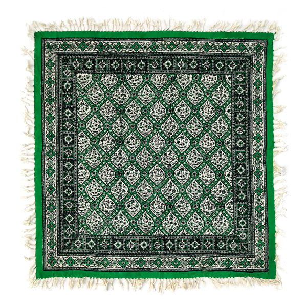 Persisches Tischtuch: Isfahans traditionelle Kalamkari Blockdruck Aras II