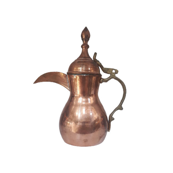 Arabische Kaffeekanne aus Kupfer für die Zubereitung von Qahwa und arabischem Kaffee - Ahmadi