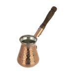 Türkische Kaffeekanne – Traditionell gehämmerter Kupfer-Cezve / Ibrik, Darya