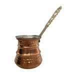 Türkische Kaffeekanne – Traditionell gehämmerter Kupfer-Cezve / Ibrik, Fara
