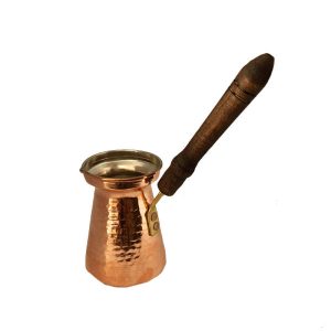 Türkische Kaffeekanne – Traditionell gehämmerter Kupfer-Cezve / Ibrik, Gohar