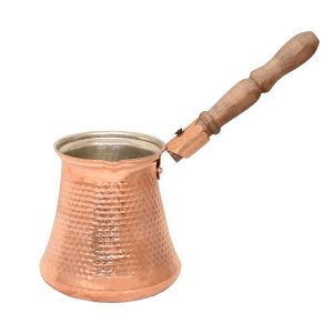 Türkische Kaffeekanne – Traditionell gehämmerter Kupfer-Cezve / Ibrik, Kia II