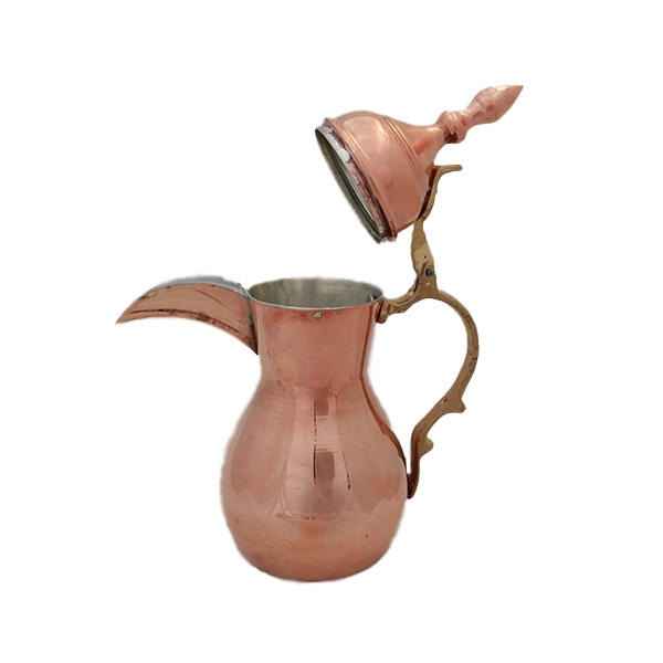 Arabische Kaffeekanne aus Kupfer für die Zubereitung von Qahwa und arabischem Kaffee - Sahra