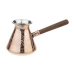 Türkische Kaffeekanne - Traditionell gehämmerter Kupfer-Cezve / Ibrik, Sun