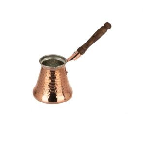 Türkische Kaffeekanne – Traditionell gehämmerter Kupfer-Cezve / Ibrik, Wida