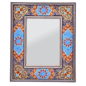 Persischer Holzspiegelrahmen – Khatamkari Modell Mahoor