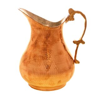 Persische Kupferkaraffe traditionell gehämmert Kermani II