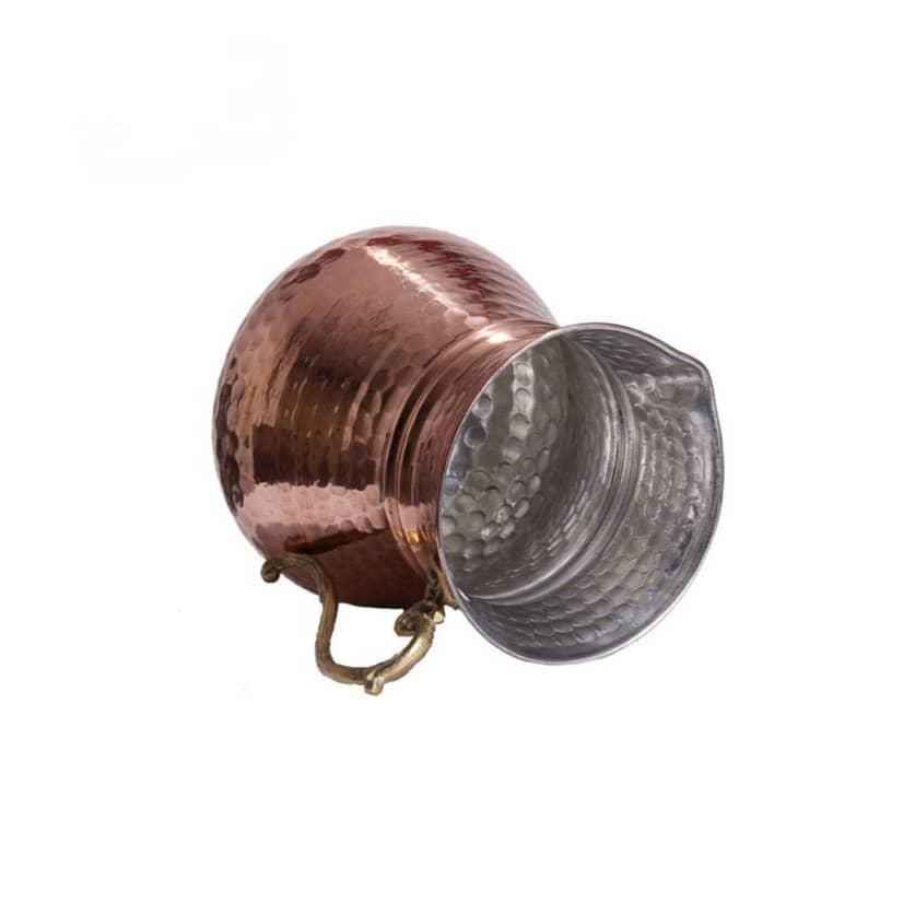 Persische Kupferkaraffe traditionell gehämmert Mond