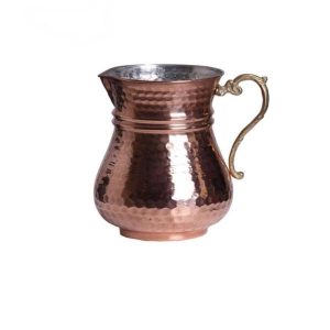 Persische Kupferkaraffe traditionell gehämmert Mond