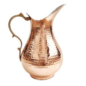 Persische Kupferkaraffe traditionell gehämmert Safavi