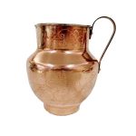 Persische Kupferkaraffe traditionell gehämmert Khomreh