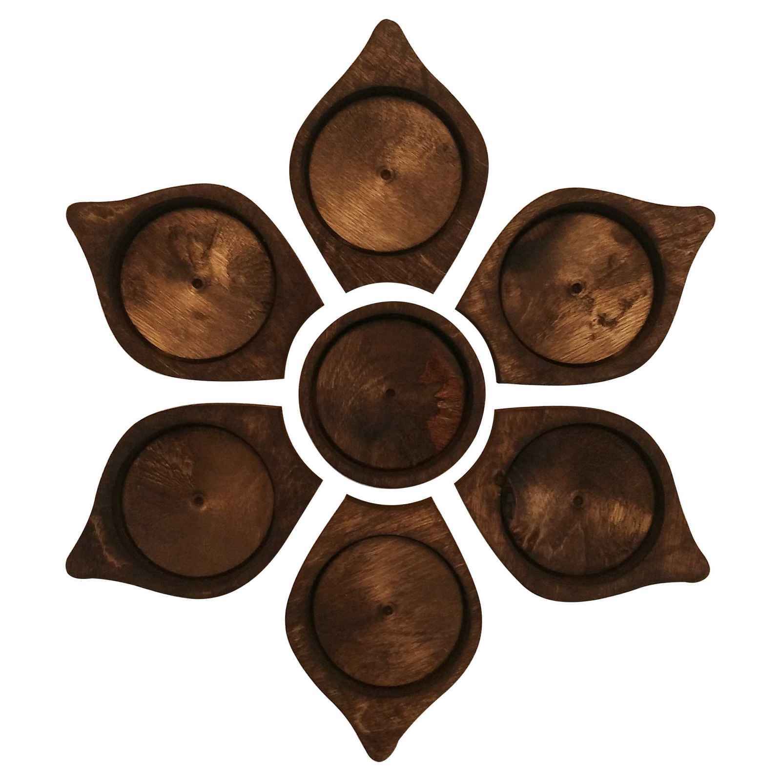 Holz Haft-Sin Set für Nowruz persisches Neujahr Blume