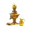 Persischer Messing-Samowar Dekorativer Kohle-Teekocher 1-Liter
