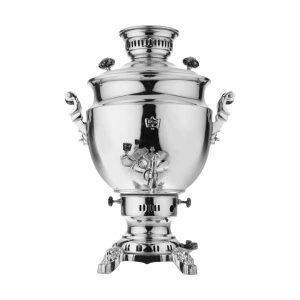 Persischer Gas-Samowar Teekocher Glatte Oberfläche 6-Liter