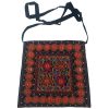 Ethnische bestickte Crossbody-Tasche Baluchi Schwarze Edition III