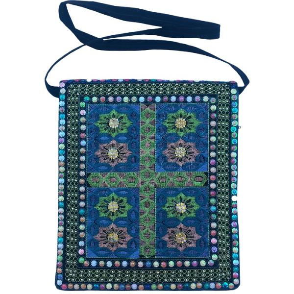 Ethnische bestickte Crossbody-Tasche Baluchi Binesh III