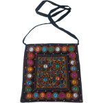 Ethnische bestickte Crossbody-Tasche Baluchi Karen Design