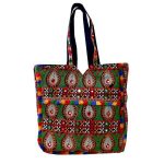 Ethnische Tragetasche mit Baluchi-Stickerei Modell Lana