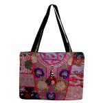 Ethnische Tragetasche mit Baluchi-Stickerei Modell Sima