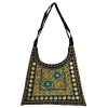 Ethno-Suede Boho Schultertasche bestickt Golzar II