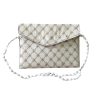 Bestickte Clutch-Handtasche mit geometrischem Design – Hamid