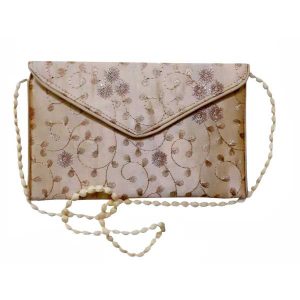 Bestickte Clutch-Handtasche mit Blumenmuster – Hamta
