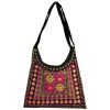 Ethno-Suede Boho Schultertasche bestickt Karimi